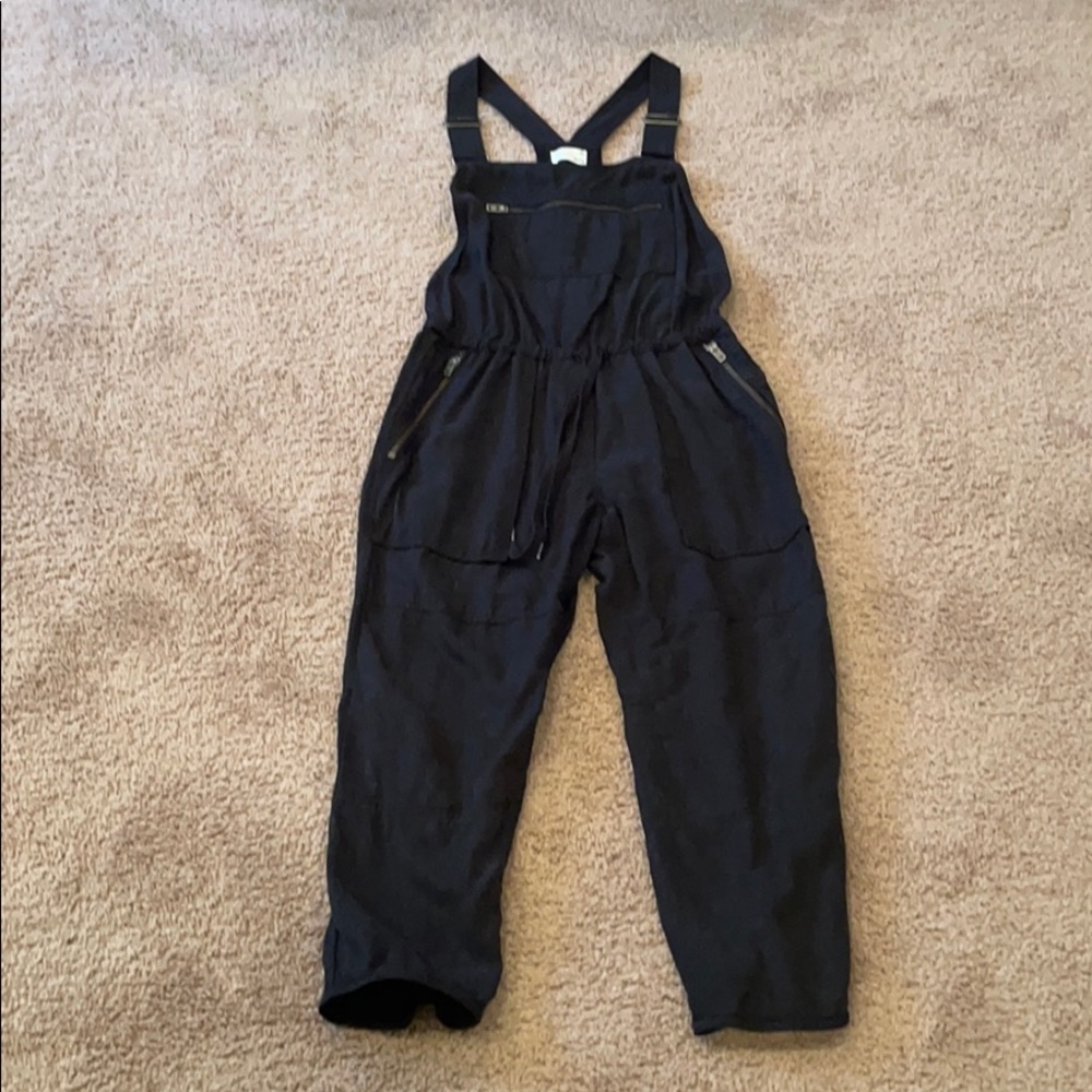 Aritzia Wilfred Free Black Overalls